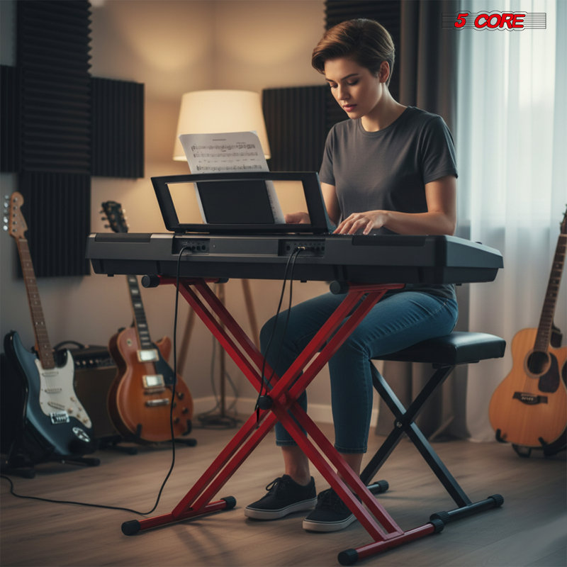 5 claviers à 5 noyaux réglables et pliables avec clavier verrouillable