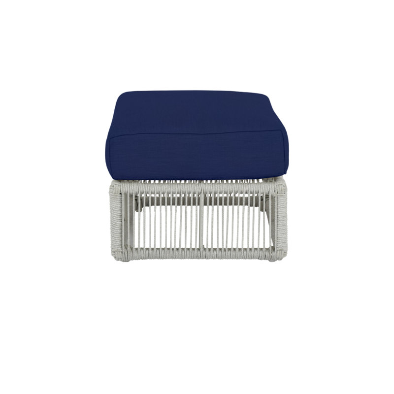 Miami Outdoor Ottoman, Echo Midnight Sunbrella®