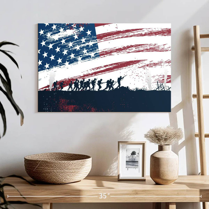 Jour commémoratif des États-Unis, H 32 po x l 48 po