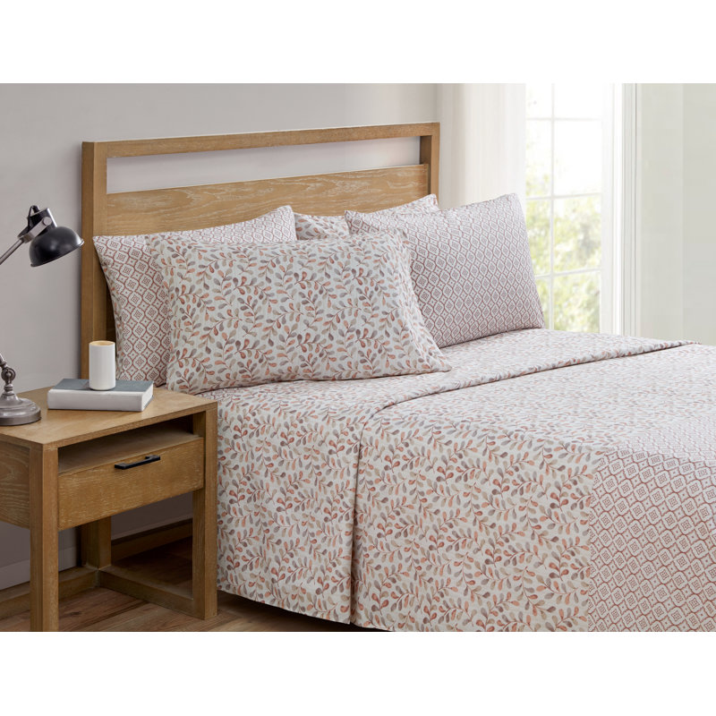 Vine Leaf Copper Sheet Set, Queen Sheet Set + 4 Additional pieces