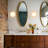 Led Dimple Flush Mounted Sconce