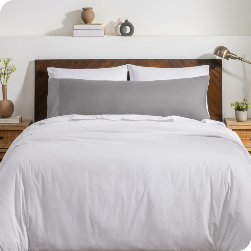 Fermeture de l'enveloppe du coussin en microfibre, Gris clair