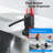 21.7 in Kitchen Sink Stainless Steel Single Bowl Sink with Pulldown Faucet-113718653