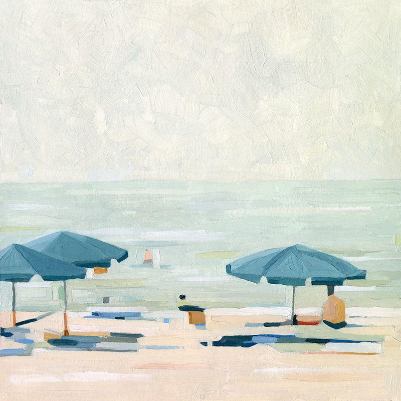 Art sur toile tendue, Rosecliff Heights, Scarvey, Emma: If Its the Beaches II, H 28 po x l 28 po