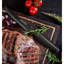 Couteaux à steak, ensemble de 8 couteaux à steak, ensemble de couteaux à steak en acier inoxydable, couteaux dentelés allant au lave-vaisselle, élégant