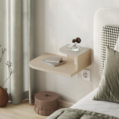 40cm W Manufactured Wood Bedside Table