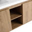 Console de lavabo double 48 po pour salle de bain murale