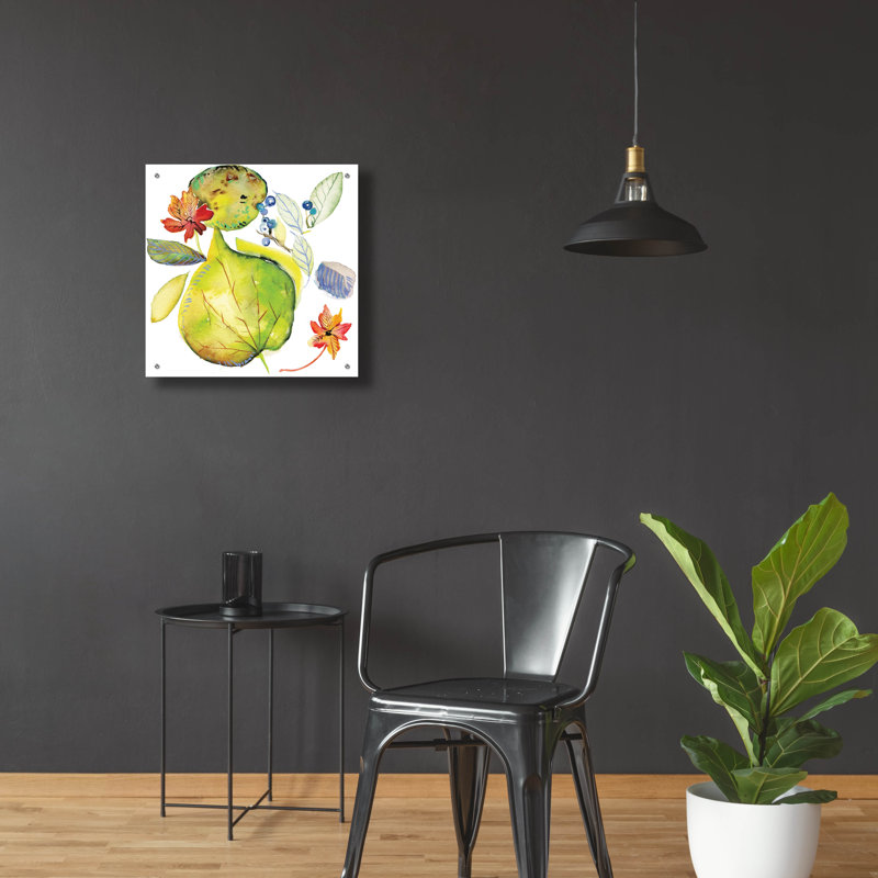 «Harvest Rush 2» par Kristy, art mural en verre acrylique, H 24 po x l 24 po x P 0,2 po