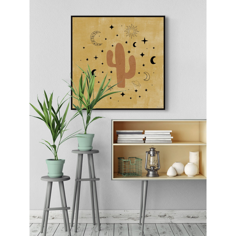 Cactus Universe by Marmont Hill - Painting on Canvas, 101cm H x 101cm W x 3.81cm D