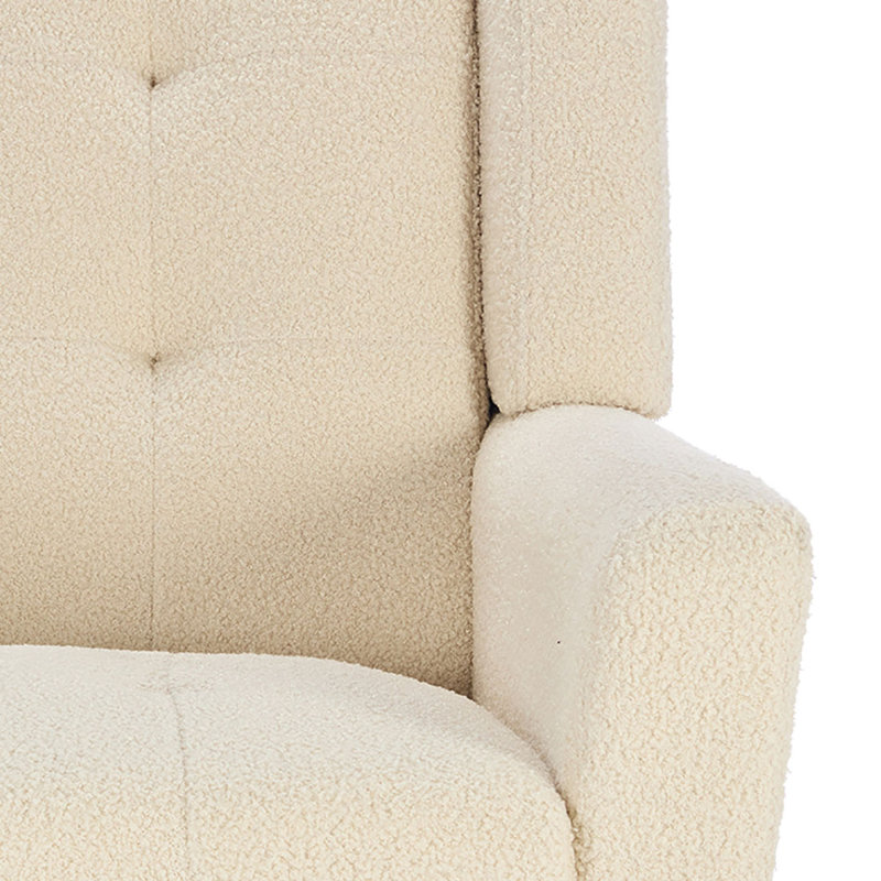 Fauteuil d'appoint moderne et élégant, Blanc