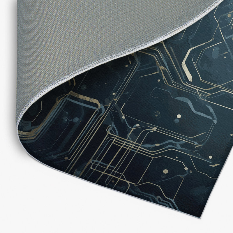 Tapis d'intérieur et d'extérieur Pulsar Flow, Rectangle 9 pi x 12 pi