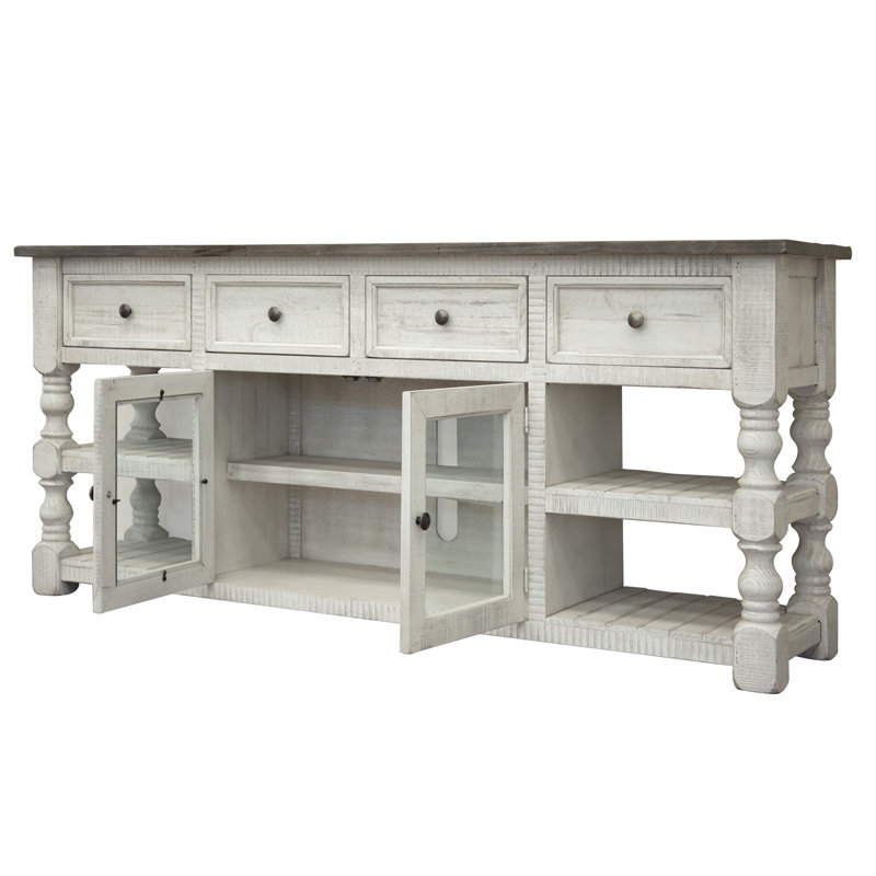 Stonegate TV Stand, 34.75" H x 80" L x 19" W