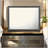 Weathered Black Finish Mirror