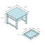 Table de bout avec rangement Clarksdale-33246821