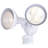 2 - Head Hardwired Dusk to Dawn Outdoor Security Flood Light with Motion Sensor and Timer-86691173