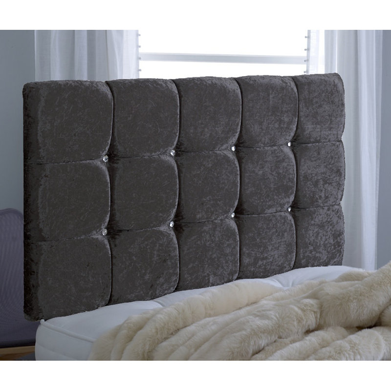 Upholstered Headboard, Super King (6'), Black