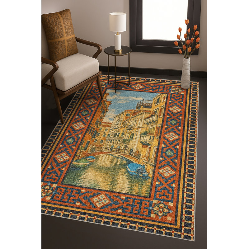 Tapis tissé crème Mosso, 6'7" x 9'10"
