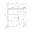 Naisha 4 Door Manufactured Wood Wardrobe