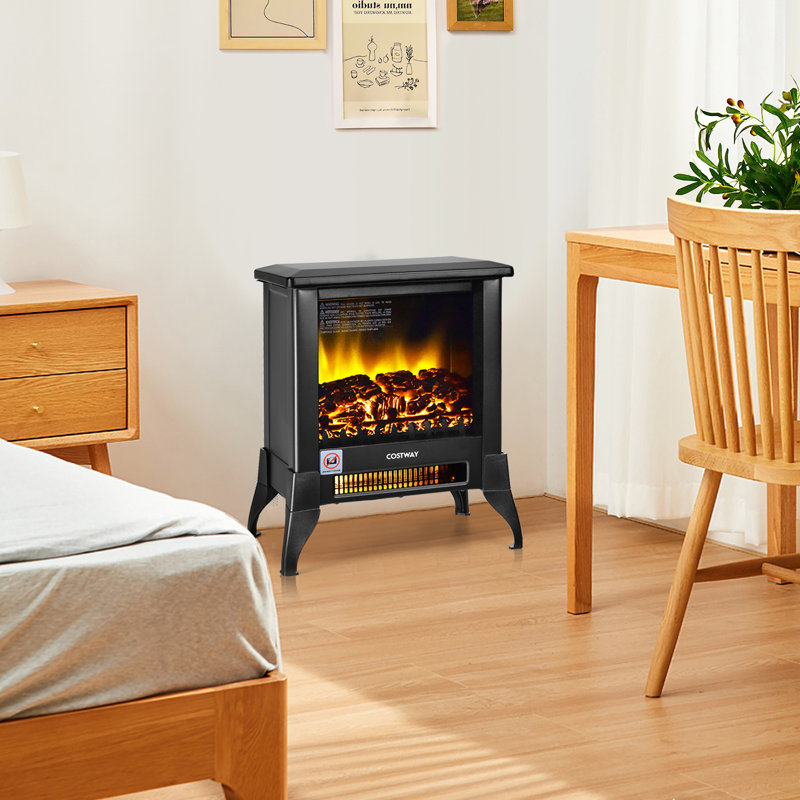 15'' W Black Electric Stove with 4777 BTU