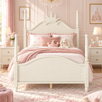 Solid Wood Full Platform Bed