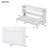 Murphy Bed With Desk,LED Light And USB Charging Station