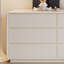 Coiffeuse avec miroir lumineux, 6 tiroirs, 1 chaise