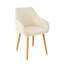 49.5cm H Upholstered Dining Chairs With Wooden Legs-875640739-876852300