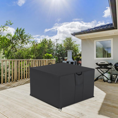 Fire Pit Cover Square Outdoor Fireplace Cover by Arlmont & Co.