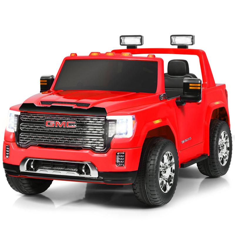 Gymax 12 Volt 2 Seater Battery Powered Ride On with Remote Control, Red