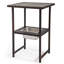 Table de bar d'extérieur rectangulaire L 21,7 po x l 24,6 po Solomie-1053750641