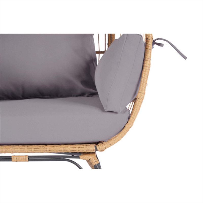 Balancelle avec support, Gris clair