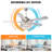 Zeiger 52'' Double-Sided 5-Blade Crystal Indoor Ceiling Fan with Remote Control and Light Kit Included-1671909849