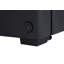 Canapé-lit modulaire en tissu de PVC noir 84,5 po Duilio avec chargeur USB