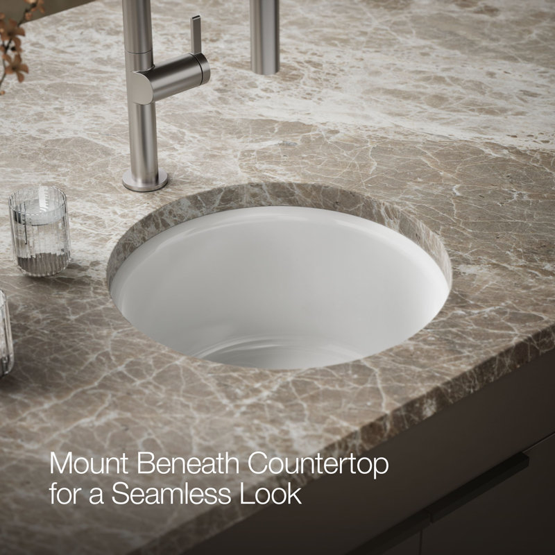 Porto Fino™ Top-Mount/Under-Mount Bar Sink, White