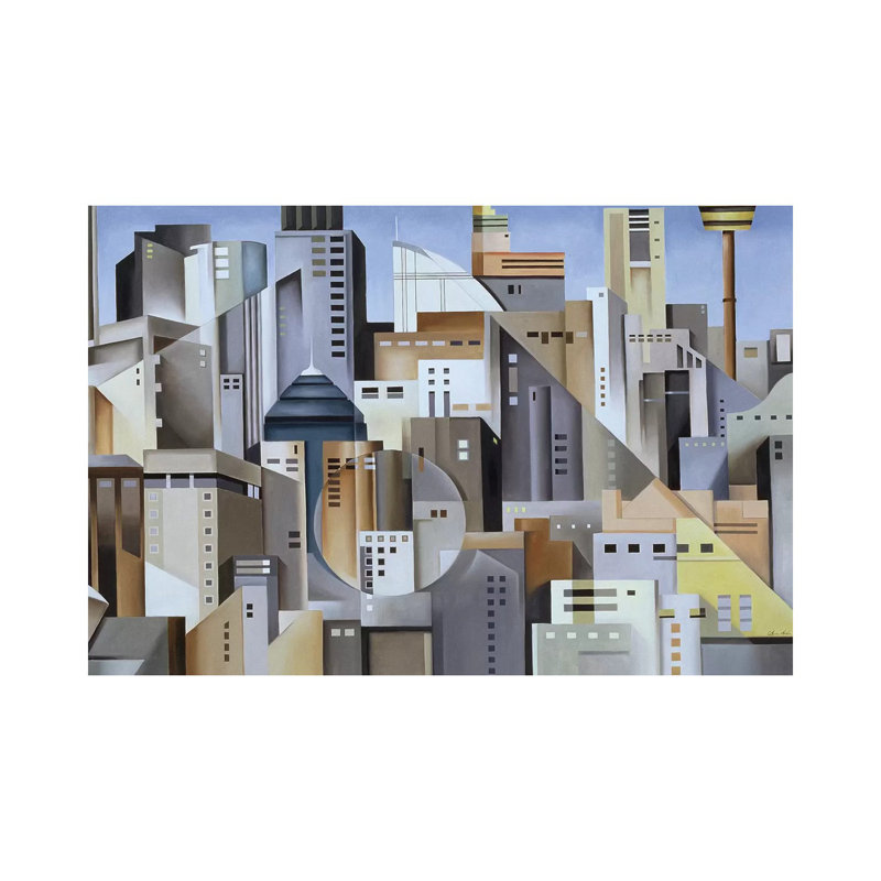 Composition Looking East by Catherine Abel - Wrapped Canvas Print, 20.32 cm H x 30.48 cm W