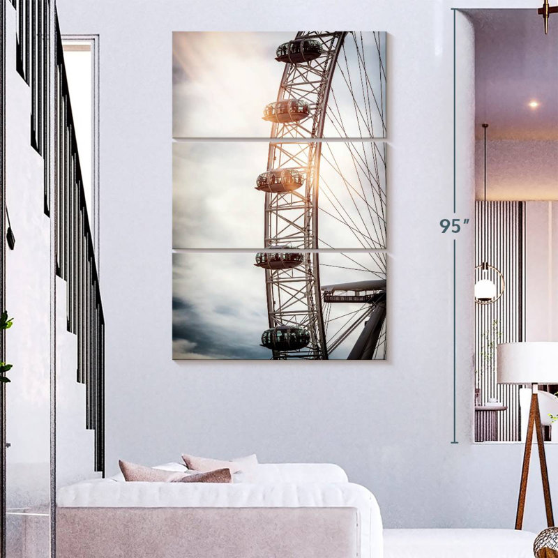 Nicci London Eye Sunset, H 45 po x l 28 po