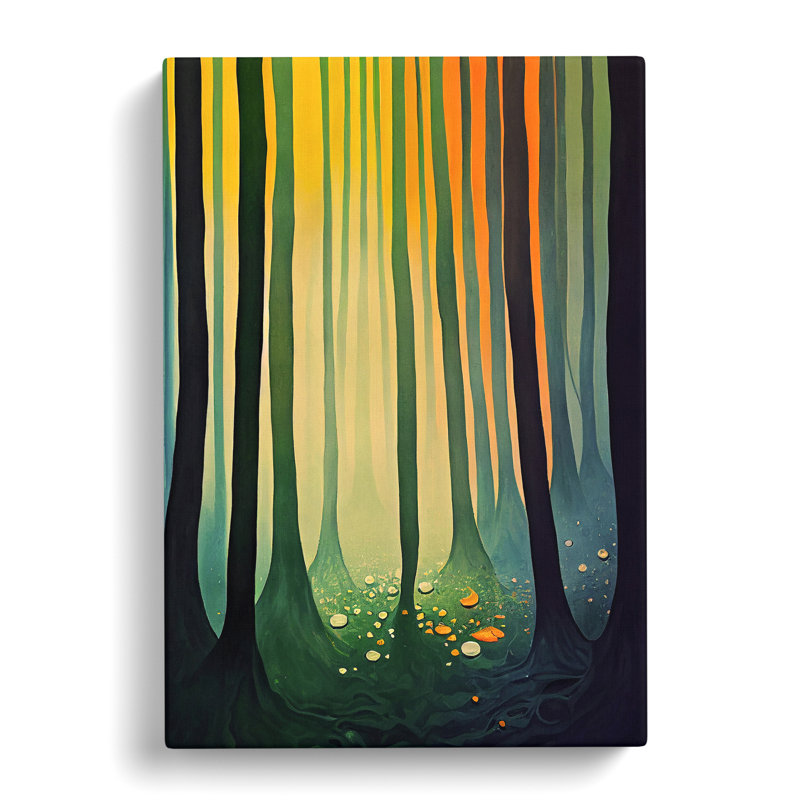 Elegant Forest - Wrapped Canvas Print, 60cm H x 40cm W x 3cm D