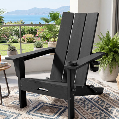 Chaise Adirondack pliante pour l'extérieur 