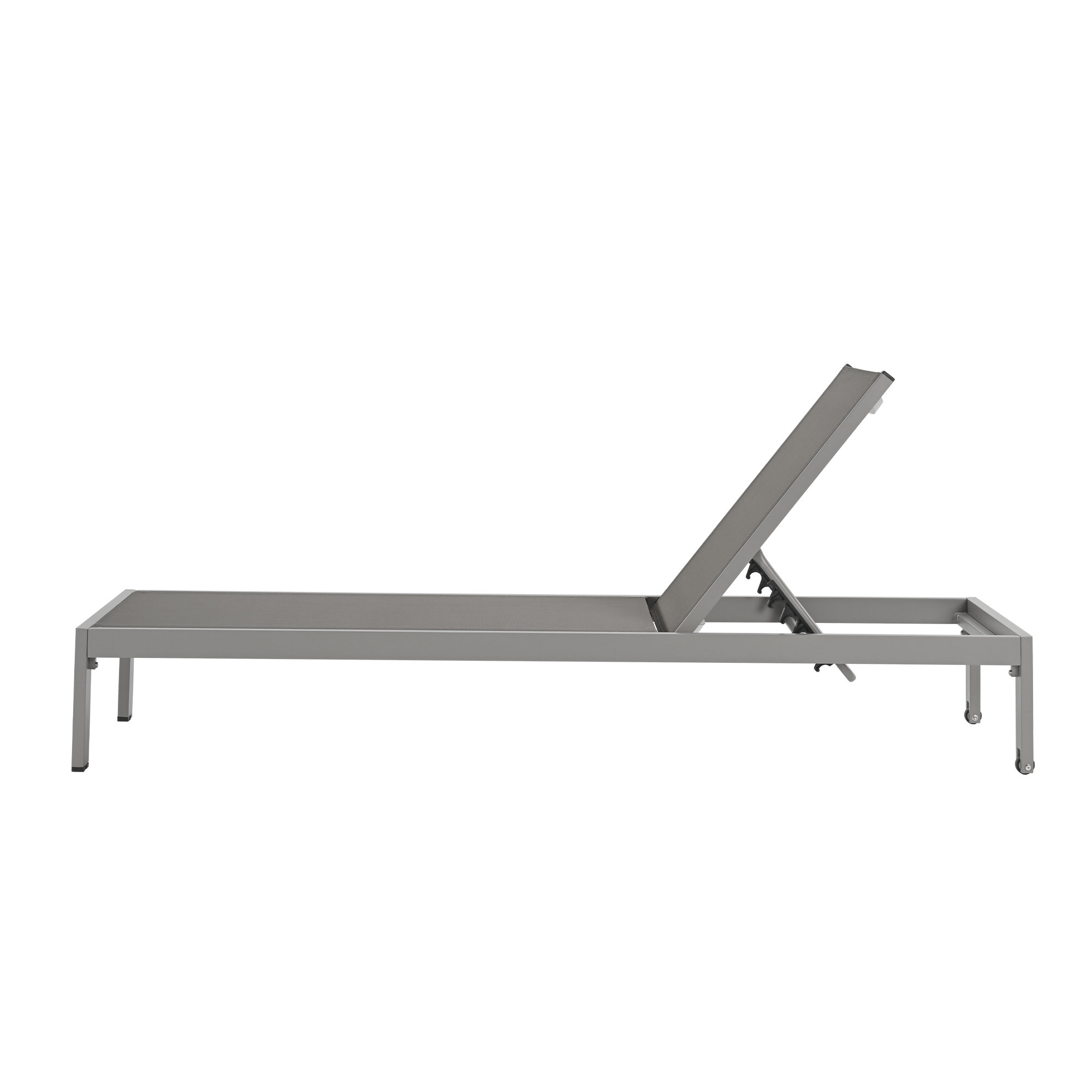 Mays Outdoor Aluminum Chaise Lounge