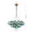 19-light Seeded Glass Cluster Bubble Chandelier