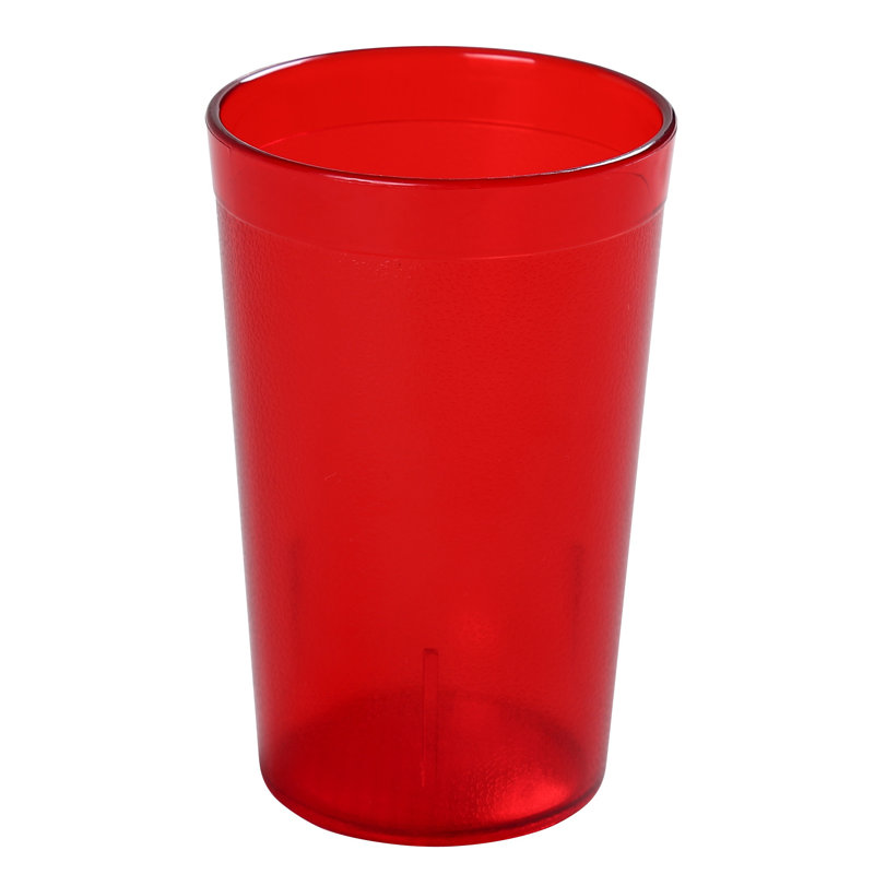  Verre à boire en verre, Rouge, Verre à vin