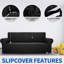 Polyester Box Cushion Sofa Slipcover