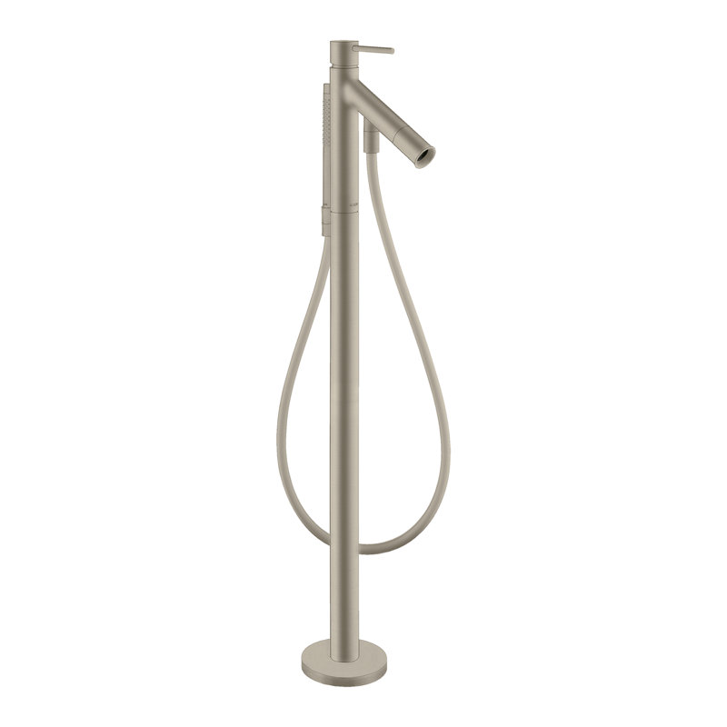Starck Tub Filler with Diverter, Brushed Nickel