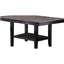 Table basse 7 pièces: table en bois d'hévéa avec tablette de rangement et 6 chaises de table en tissu de style transitionnel, chaises d'appoint, style unique et moderne