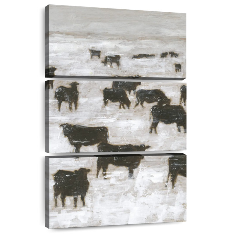 Brampt Winter Grazing II, 38" H x 24" W