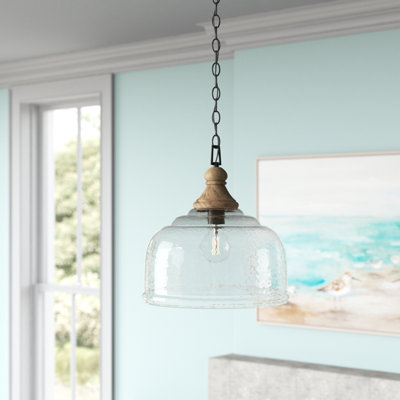Ahlam 1 - Light Gray Wash/Iron Silk Single Pendant