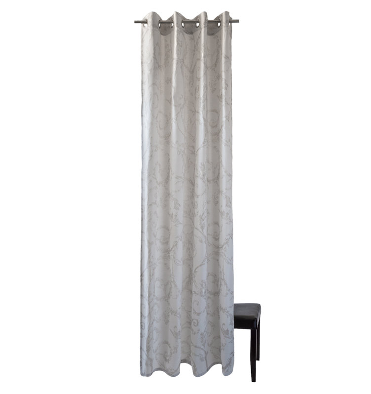 Catlin Room Darkening Curtains, Light grey