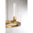 Del Mar 4-Light LED Chandelier in Warm Brass by Breegan Jane