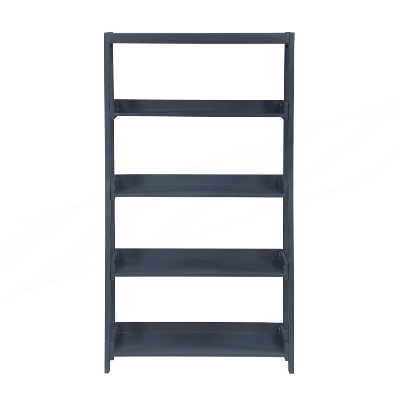 Bibliothèque moderne moderne à 4 tablettes, présentoir en bois durable, H 54,05 po x l 30,55 po x P 14,05 po