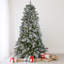 6.5' Pre-Lit Led Flocked Mixed Colorado Pine Artificial Christmas Tree - Clear Lights-861110406-862314958
